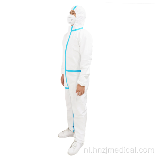 Steriele isolatie Chemische wegwerp medische virus beschermende overall kleding